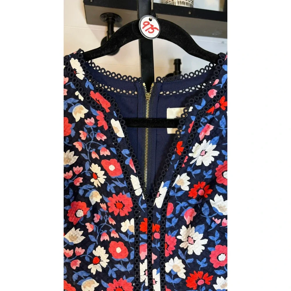NWOT Kate Spade Shore Thing Daisy Jacquard Sheath Dress (MSRP: $498) Size 0